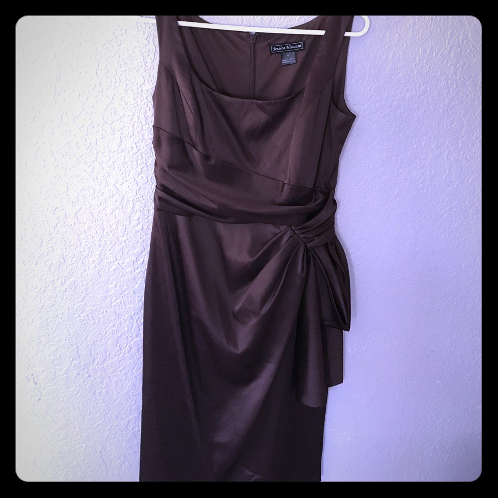 Satin formal dress